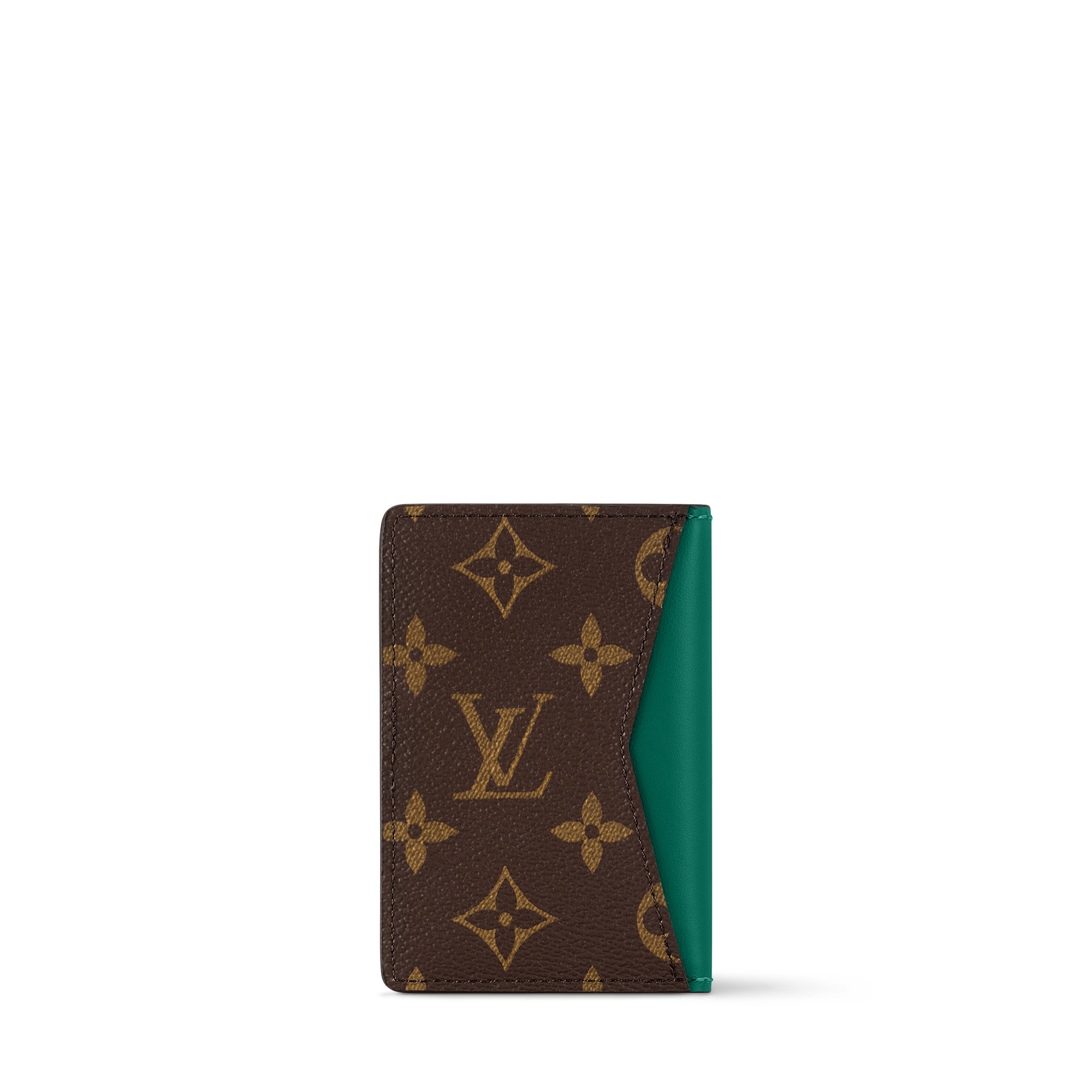 Nyx【美品】Louis Vuitton グリーンレザーブレ Pocket Organiser - Luxury Monogram Macassar Canvas Green | LOUIS